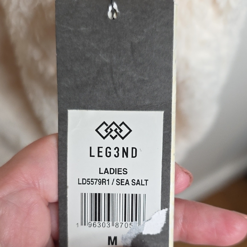 New With Tags!!! Legend Discovery Cream Teddy Jacket Sz Medium - Picture 4 of 9